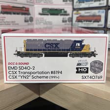 Scaletrains HO EMD SD40-2 CSX Transportation YN2 #8194 DCC&Sound NEE